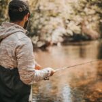 Man Fly Fishing